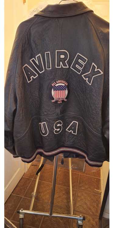 Avirex varsity jacket leather - Gem Avirex varsity jacket leather - Gem