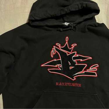 Black eye patch hoodie - Gem