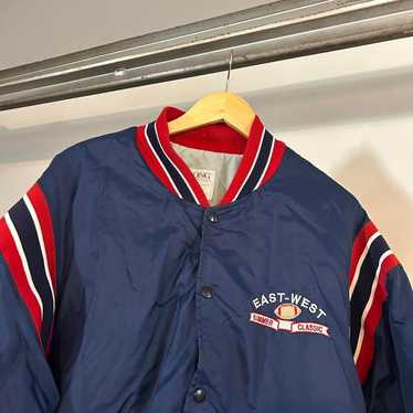 Men's vintage 80's Delong Royals varsity satin jacket size M