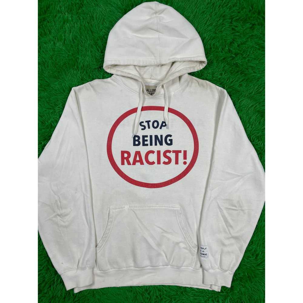 Gallery Dept. Gallery Dept Hoodie Stop Being Racist White