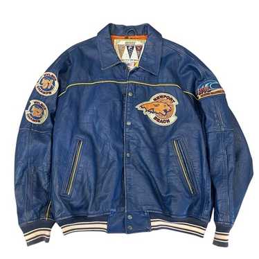AVIREX USA パンツ 限定版 vintage hiphop Vintage 80's 90s Avirex All American icon varsity leather