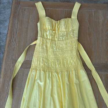 Self portrait yellow dress - Gem