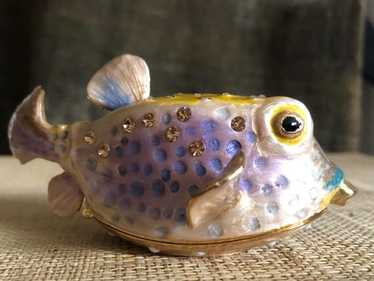 m】美品 SWAROVSKI スワロフスキー 熱帯魚 エンゼルフィッシュ