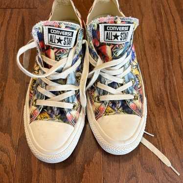 Converse All Star Floral Sneakers - image 1
