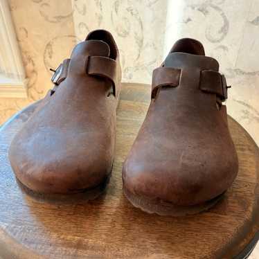 ★新品未使用★ BIRKENSTOCK LONDON BS 39 Birkenstock london oiled leather - Gem
