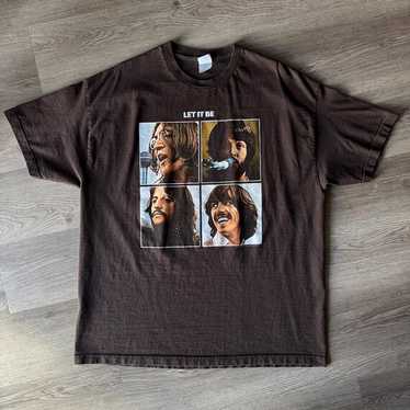 Vintage Beatles Let It Be Shirt Size L 90s - Gem