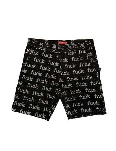 Supreme デニムショートパンツ サイズ30 FUCK 総柄　専用 Supreme supreme fuck denim - Gem