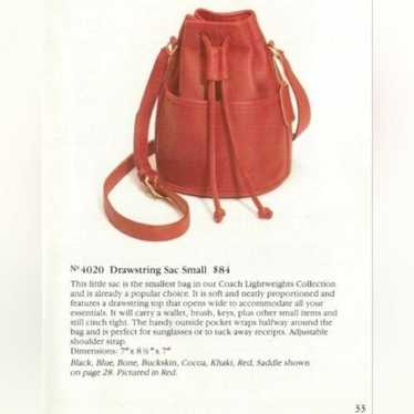 Coach vintage drawstring sac - Gem