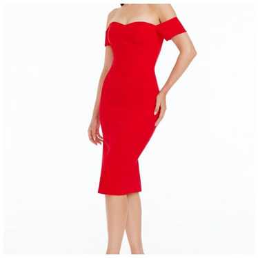 Dress the Population | Bailey Dress in Rouge Red O