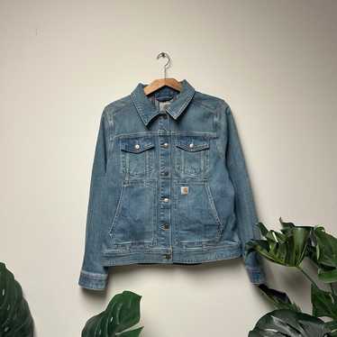 100 Year 1889-1989 Carhartt Denim Truckers jacket Quilt