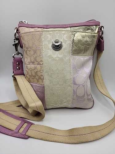 バッグ Coach Patchwork Signature shoulderbag405 Coach | Bags | Coach Signature Patchwork Shoulder Bag