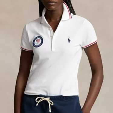 Polo By Ralph Lauren White Fitted Polo Shirt - image 1