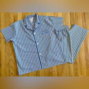70〜80s Vintage Dreiklang Pajamas Stripe Vintage Dreiklang Striped Patterned Pajama Set Mens Size UK