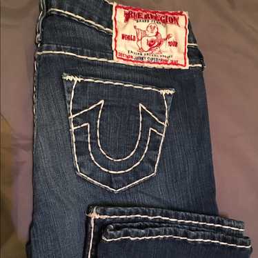 TRUE RELIGION JOHNNY SUPER T W34 未使用タグ付き TRUE RELIGION JOHNNY SUPER T 10502NBT2 JEANS 28 MADE IN USA