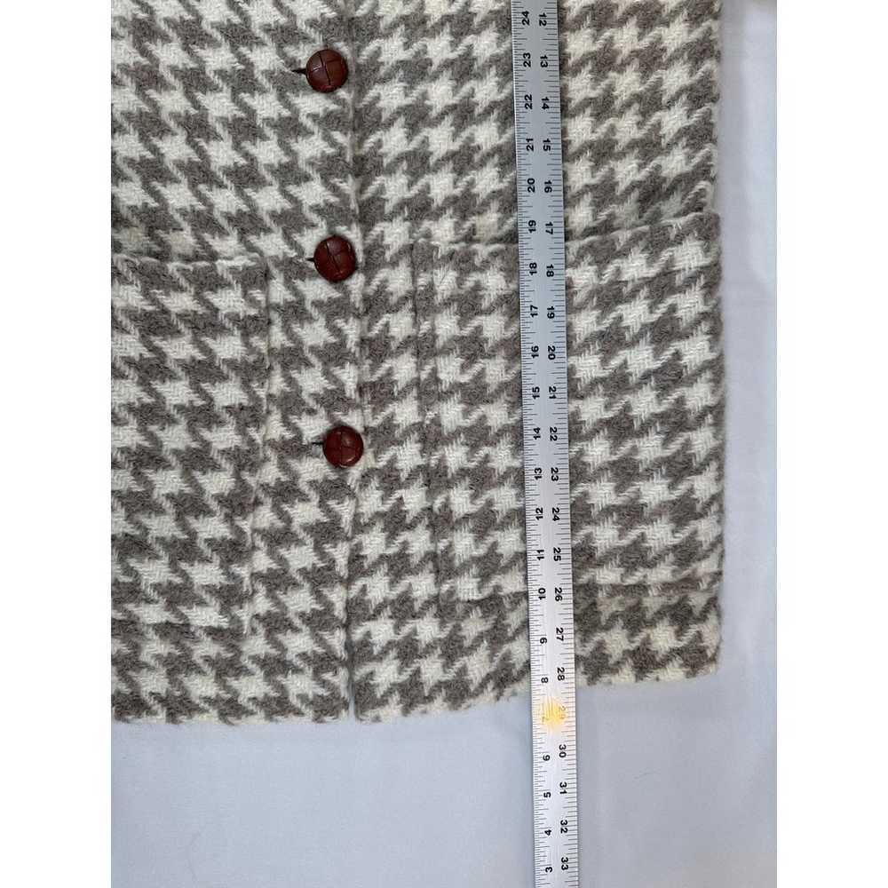 John branigan Irish wool, hounds tooth coat, Rare - image 11