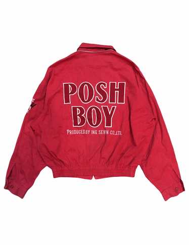 80s POSH BOY ポッシュボーイ ウール ボンバージャケット 当時もの 80s POSH BOY ポッシュボーイ ウール ボンバージャケット 当時もの