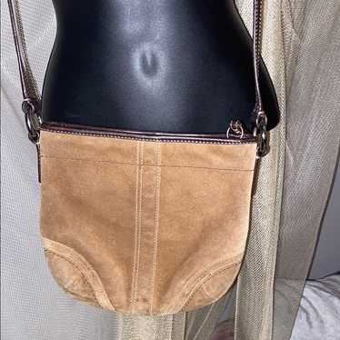 Vintage suede hobo coach - Gem