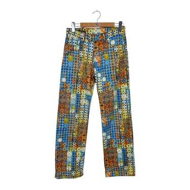 special!! Gaultier Jeans 転写 Print Denim Jeans paul gaultier printed - Gem