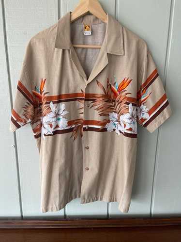 楽天市場】Vintage 古着 70's Hang Ten サーファー花柄 プリント