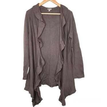 J.Jill waterfall open knit cardigan small petite - image 1