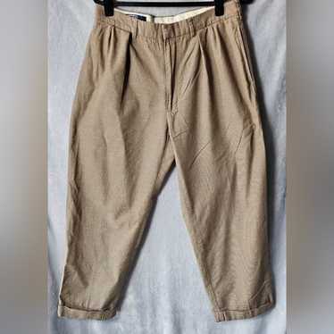 Vintage Polo Ralph Lauren Pleated Cuffed Chino St… - image 1