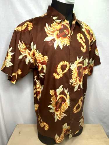 Patagonia ハワイアンシャツ Pataloha L ブラウン 極美品 L 03年 パタロハ パタゴニア patagonia アロハシャツ