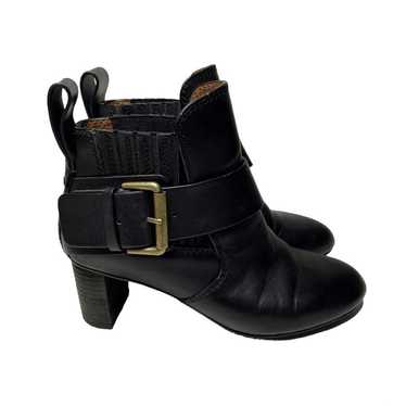 See By Chloe Cappa Leather Buckle Booties Size 35 - image 1