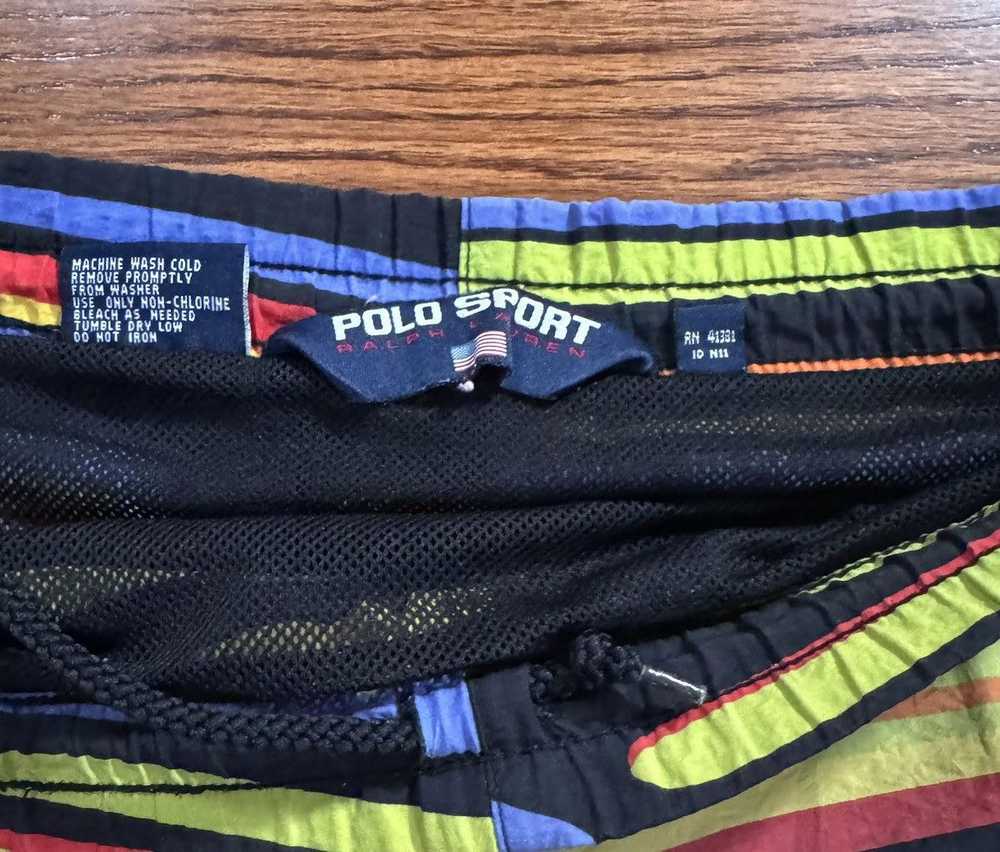 Polo Ralph Lauren Vintage Polo Sport RL Colorful … - image 4