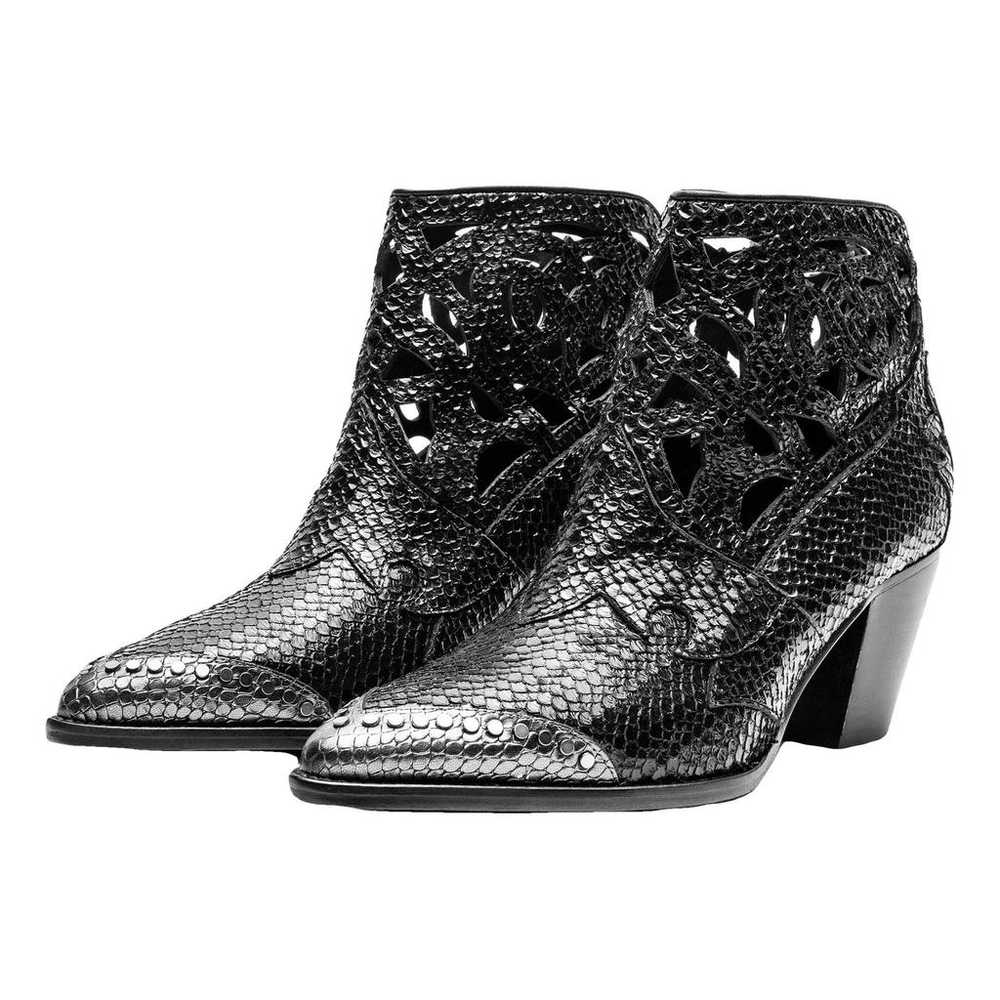 Zadig & Voltaire Leather western boots