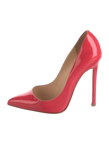 Christian Louboutin Patent Leather Pumps Pink Poi… - image 1