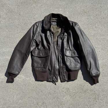 希少サイズ VINTAGE 70´s LEATHER レザージャケット G-1