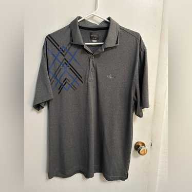 Greg Norman For Tasso Elba Polo Shirt Mens L Gray… - image 1