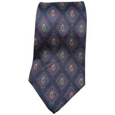 Polo Ralph Lauren Vintage Handmade Blue Purple Pa… - image 1