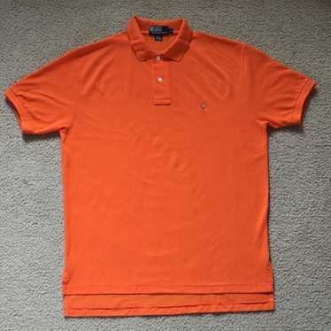 Polo By Ralph Lauren Men's Orange Polo Shirt L - image 1