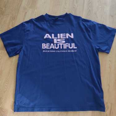 Brain Dead: Men's Alien Tracto T-Shirt (Black) | DSMNY E-SHOP