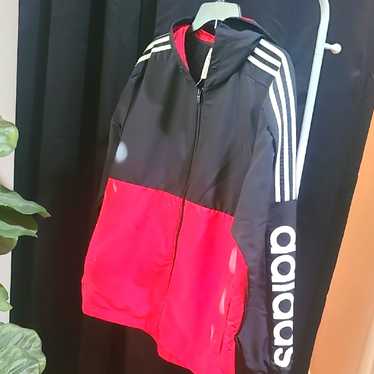 Adidas track jacket red/black - Gem Adidas track jacket red/black - Gem
