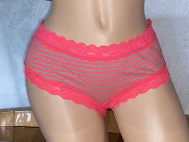 Striped XL 8 Cotton Brief Bikini Panties Underwear - image 1