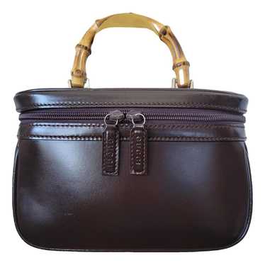 バッグ Gucci Vintage Vanity Bamboo Shoulder Bag Gucci Bamboo Vanity - Gem