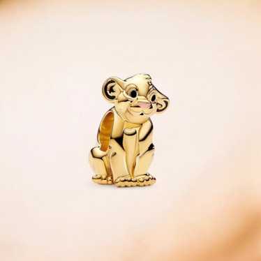 PANDORA ライオンキング　14K シンバ　チャーム　新品 PANDORA チャーム ディズニー ライオン・キング シンバ