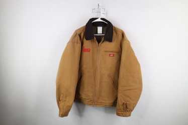 Vintage 90s Dickies Logo Full Zip Two Tone Work Bomber