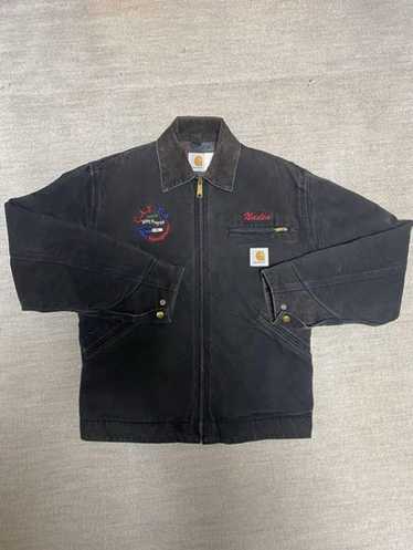 ジャケット・アウター Ounce Detroit Jacket (charcoal) Carhartt Detroit Jacket J97 PTL Petrol Faded Distressed