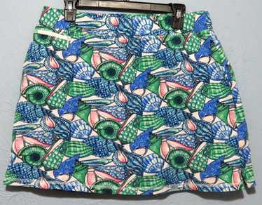 T by Talbots Skort Size 1X Colorful Pull-on Pocke… - image 1