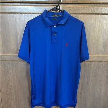 Polo By Ralph Lauren Men's Blue Performance Polo … - image 1