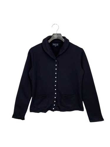 90s agnes b Homme pression snap cardigan