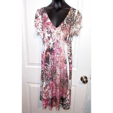 R. Rouge Pink Rhinestone Dress