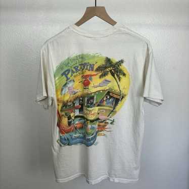 古着 Jimmy Buffett Caribbean Soul Tシャツ xl白