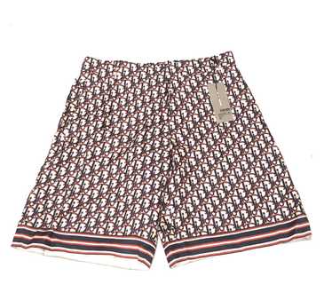 Christian Dior★素敵！Red/White High Rise Shorts Christian Dior Cotton Short pants I40 Ladies' Red x white