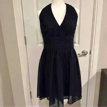 Evening Or Bridesmaids Dress Size L Navy Blue - image 1