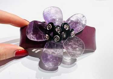 日本未入荷!新作【Alexandre de Paris】DENTELLIA PINK 8cm Alexandre de Paris hair accessories : jaw clips, hair