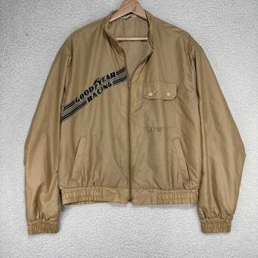 Vintage Goodyear Official Racing Jacket 1970s Zip Sports